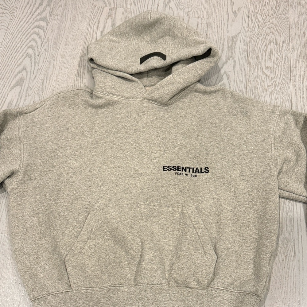 Essentials Gray Hoodie size XXS
